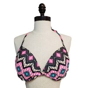 Xhilaration Bathing Suit Top Womens Large Tribal Bikini Top Only